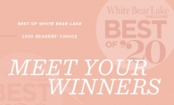 A graphic announcing the White Bear Lake Magazine Best of White Bear Lake 2020.
