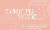 A graphic announcing voting for the 2020 Best of White Bear Lake Magazine readers' choice survey