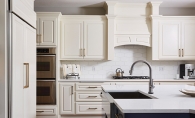 An remodeled kitchen designed by Molly Howe Design.