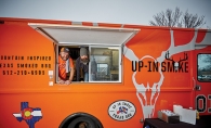 The Up In Smoke food truck in White Bear Lake