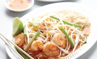 Succulent shrimp add the perfect burst of flavor to the shrimp pad thai from Sam Thai Cuisine.
