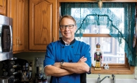 Chef Ken Galloway in a residential kitchen