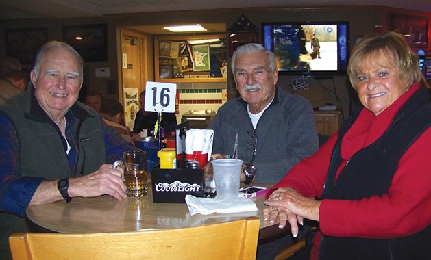 Sylvester Bendel and Don and Judy Brisson