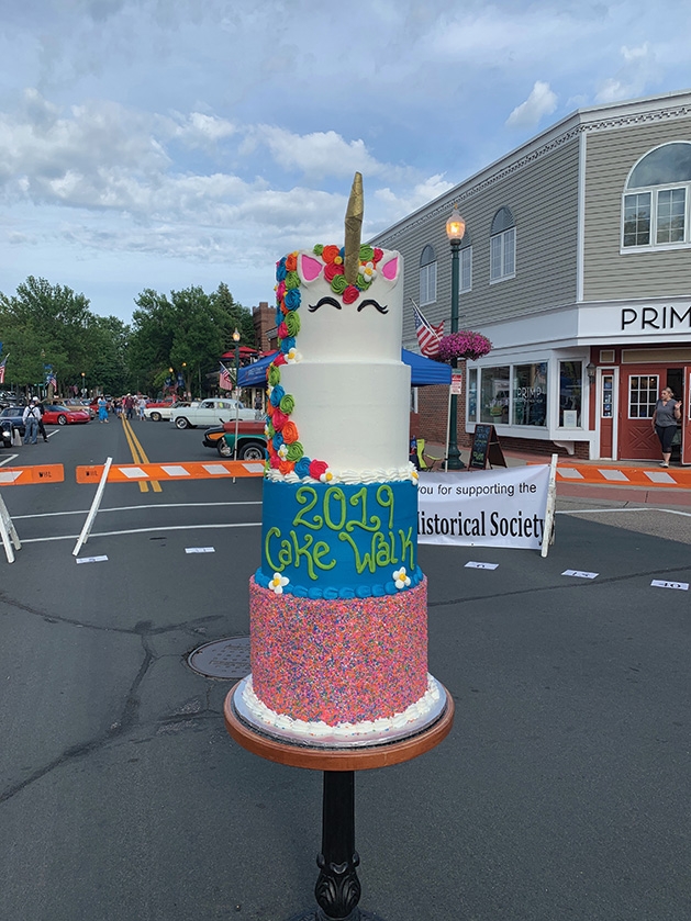 The cake walk at White Bear Lake Marketfest 2019