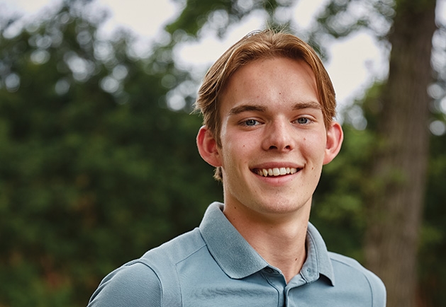 Liberty Classical Academy valedictorian Landon Smith