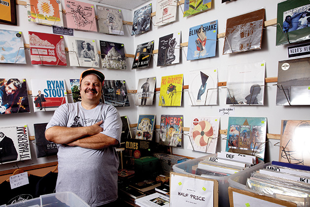 GoJohnnyGo record store owner Johnny Kass