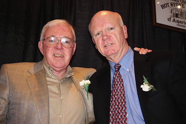 Two attendees at the Original St. Paul Baseball Old Timers’ Hot Stove League Banquet