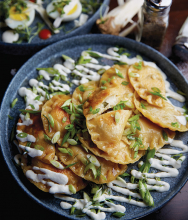 Easter pierogi prepared by Ingredients Cafe's Ben Pratt