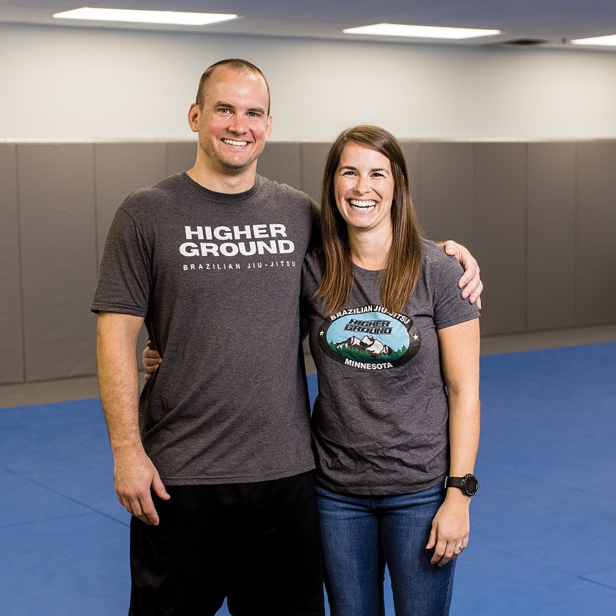 Husband-and-wife team Chris and  Anna Golv, Higher Ground co-owners